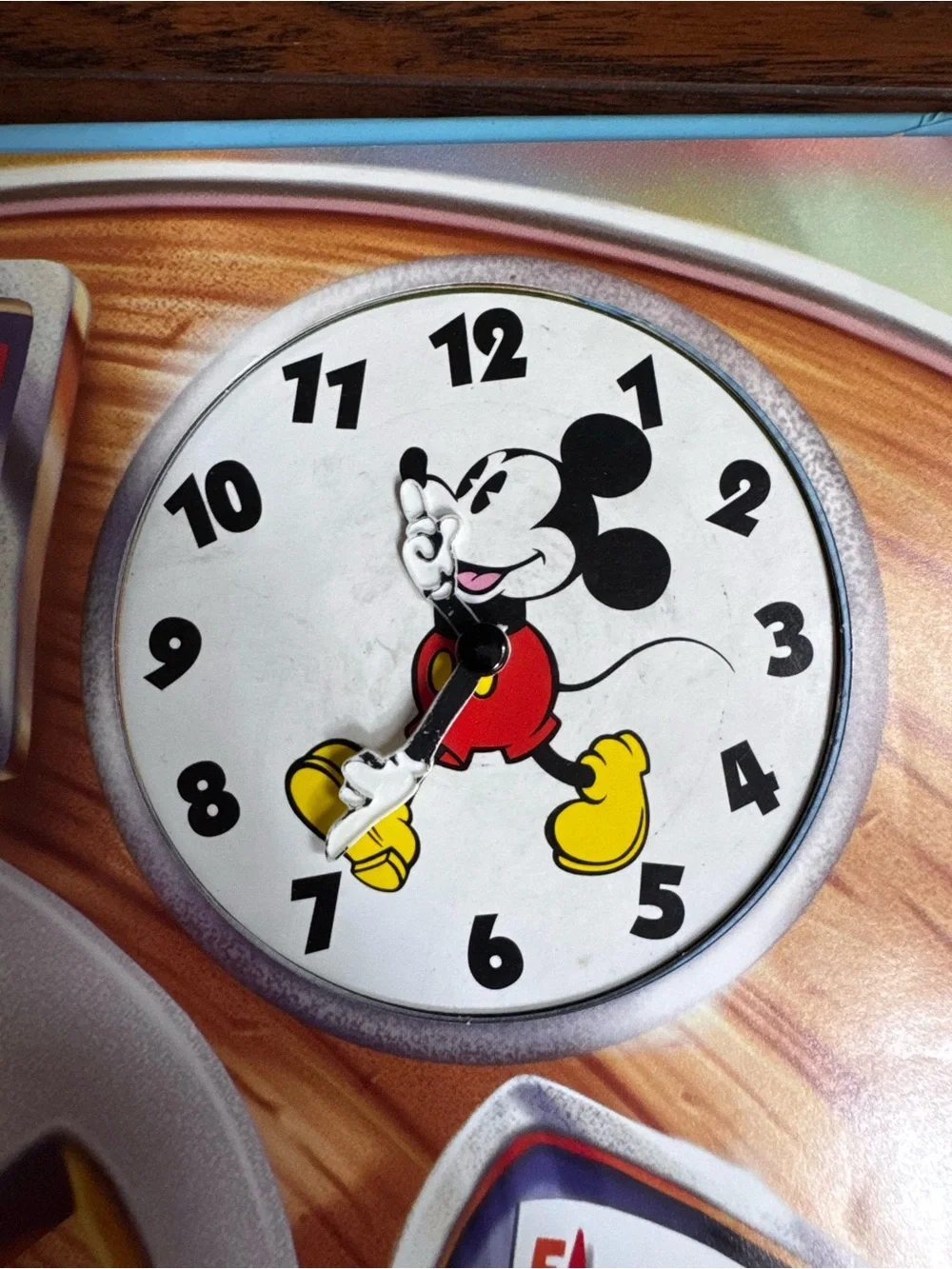 {Disney} Mickey Mouse Telling Time Book 1994 Vintage Disney Interactive
